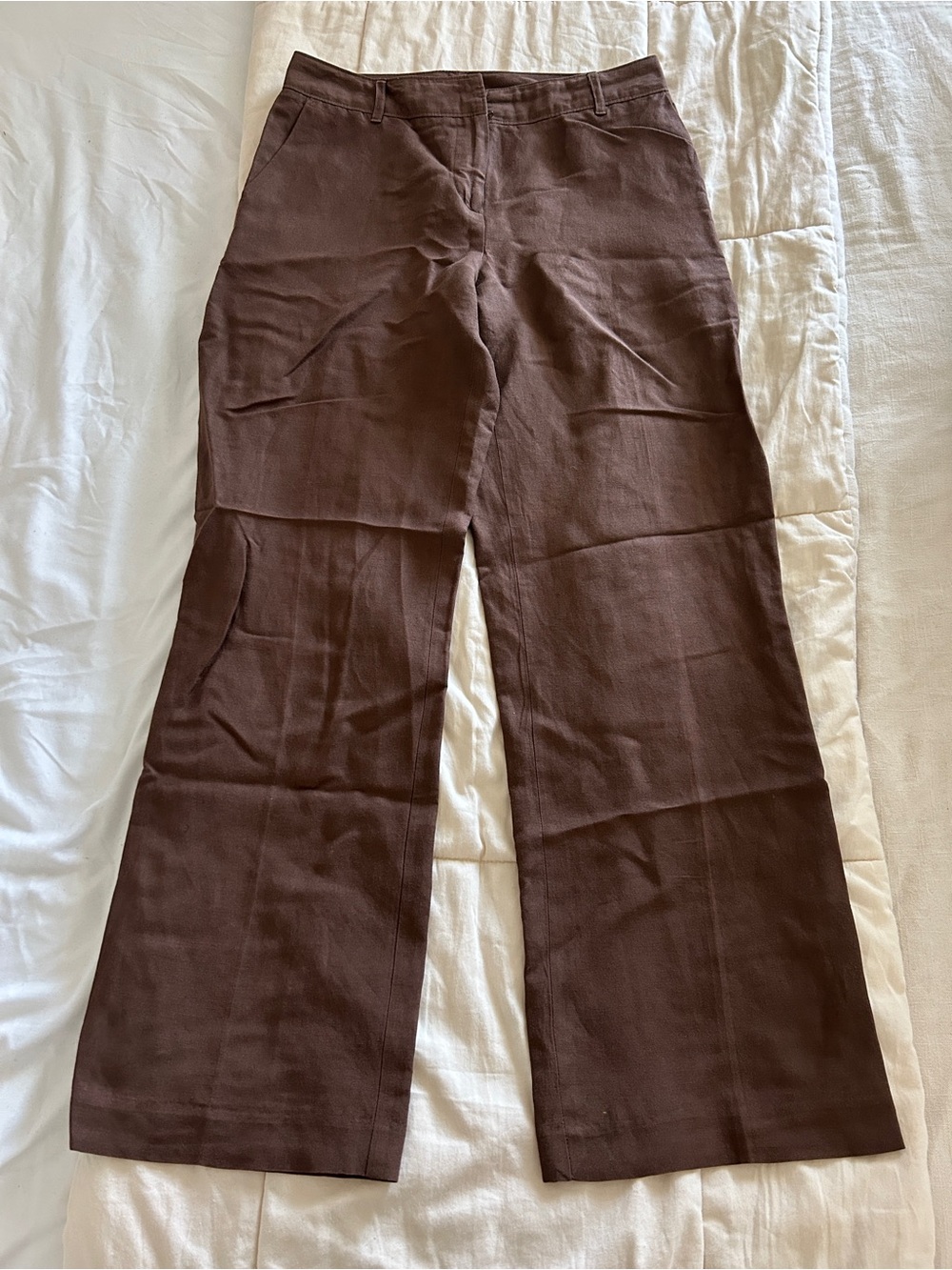 East 5th Brown High Rise Wide Leg Pants Chocolate Trouser